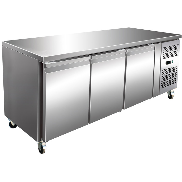 Comptoir Réfrigéré pour Boulangerie 3 portes Profondeur 800mm | Adexa BC31