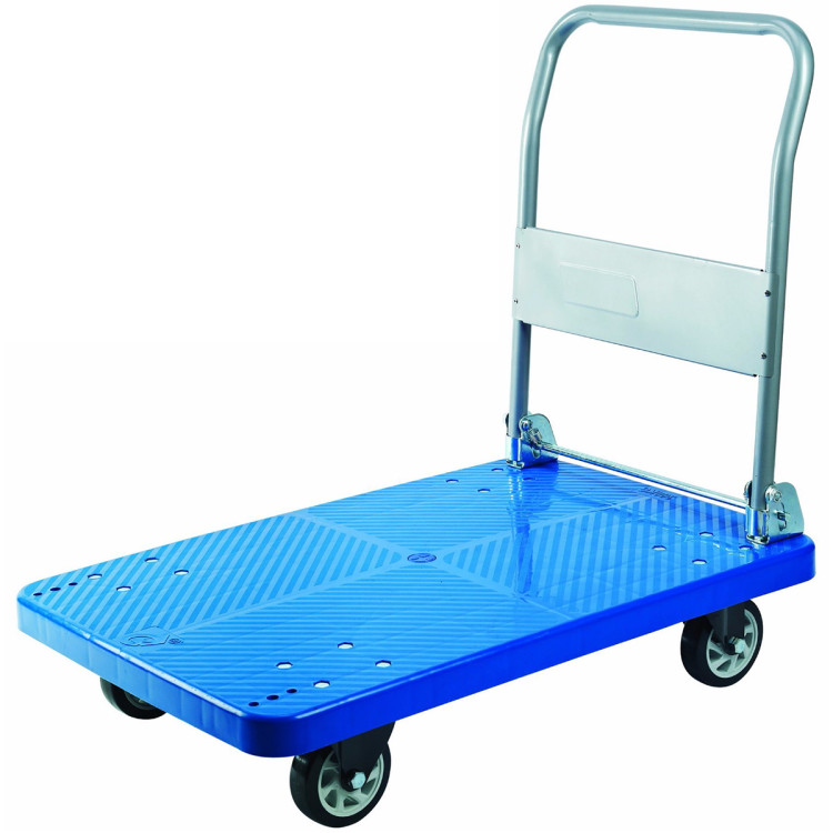 Chariot Plate-Forme Pliable Bleu 900x600x1000mm | Adexa GX200B