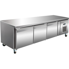 Comptoir Réfrigéré Professionnel Bas / Base Chef 3 portes 1795x700x650mm | Adexa BASE31