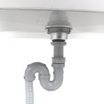 Lavabo à casseroles professionnel Acier inoxydable 1 bac Crédence 1600x700x900mm Pieds carrés | Adexa PSA16070