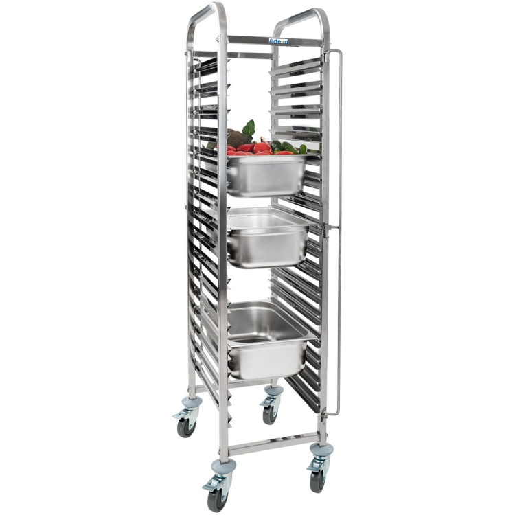 Grille/Plateau/Plateau Chariot Inox Gastronorm GN1/1 15 niveaux | Adexa RT1115
