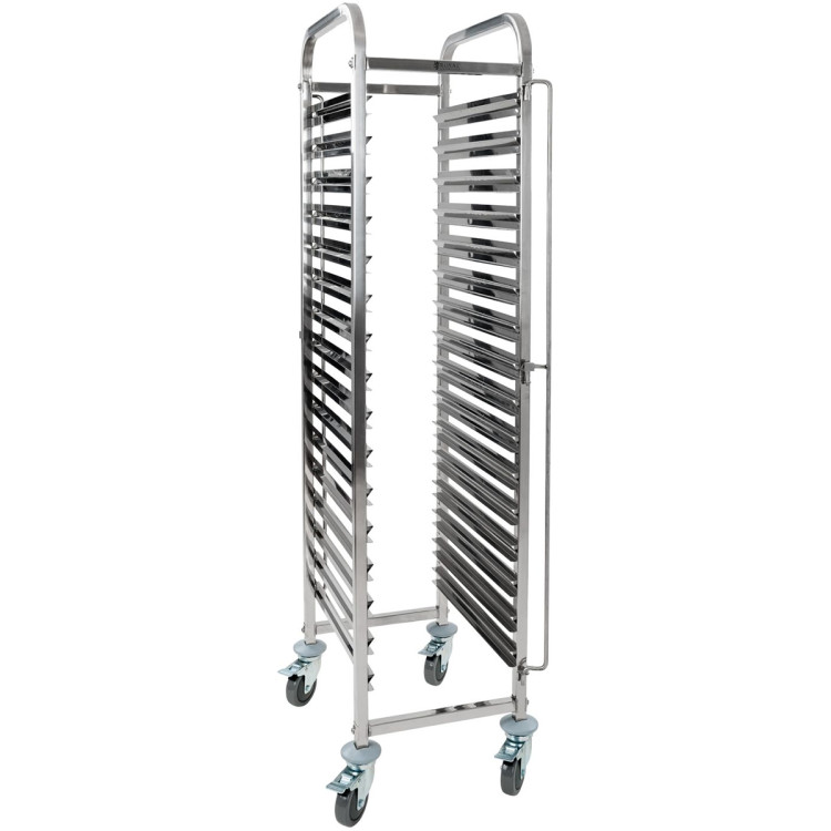 Rack/Plateau/Plateau Chariot Inox Boulangerie 600x400mm 15 niveaux 470x620x1700mm | Adexa RT6415