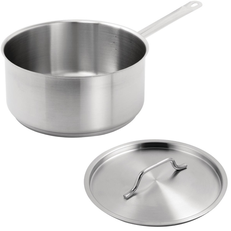 Casserole Professionnelle avec Couvercle Inox 1,3 litres | Adexa SE21408