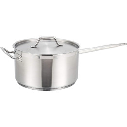 Casserole professionnelle avec couvercle et poignée auxiliaire Acier inoxydable 6,3 litres | Adexa SE22414