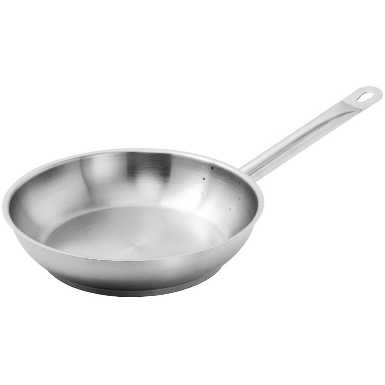 Poêle à Frire Professionnelle Inox 12''/300mm | Adexa SE33205