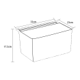 Petit bac pour chariots utilitaires 13 litres 330x230x175mm | Adexa ST029D
