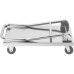 Chariot plate-forme Inox 800kg Poignée rabattable 1100x600x1060mm | Adexa ST047C