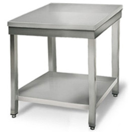 Table de travail professionnelle Étagère inférieure en acier inoxydable 600x600x900mm | Adexa THATS66
