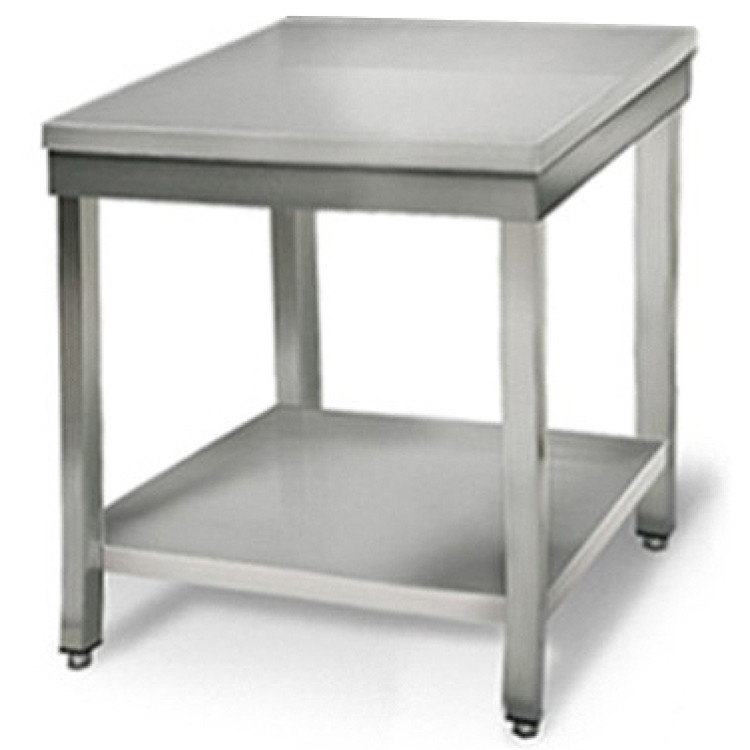 Table de travail professionnelle Étagère inférieure en acier inoxydable 600x600x900mm | Adexa THATS66