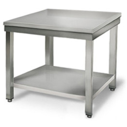 Table de travail professionnelle Étagère inférieure en acier inoxydable 800x600x900mm | Adexa THATS86