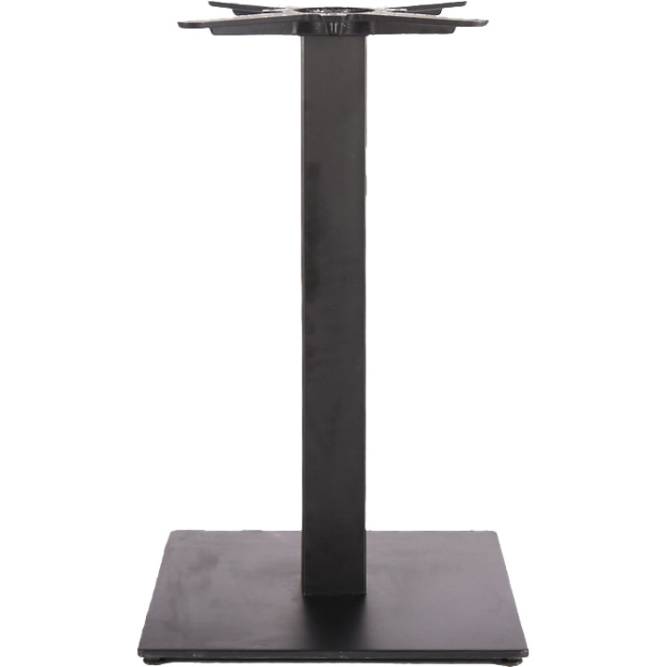 Pied de table carré en fonte noire 450 x 450 x 720 mm | Adexa A037B