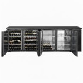 Réfrigérateur de bar 4 portes, finition noire haut de gamme, dimensions 25422 x 515 x 860 mm | Adexa JTA414 Réfrigérateur de bar 4 portes, finition noire haut de gamme, dimensions 25422 x 515 x 860 mm | Adexa JTA414