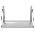 Étagère murale pliable de style planche en acier inoxydable 1000 mm | Adexa 330903