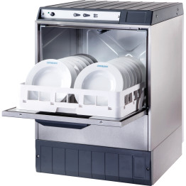 Lave-vaisselle professionnel 540 assiettes/heure panier 50 cm Pompe de vidange Pompe à détergent | Omniwash 5000STDDPS