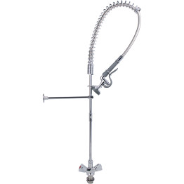 Prérinçateur standard avec cartouche à compression et poignée rotative en laiton chromé | Adexa 6902A