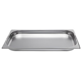Casserole gastronorme en acier inoxydable avec poignée GN1/1, profondeur 20 mm | Adexa 81120H