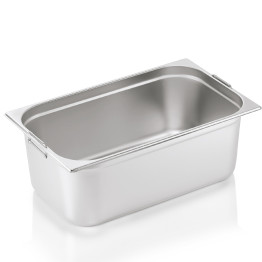 Casserole gastronorme en acier inoxydable avec poignée GN1/1, profondeur 200 mm | Adexa 8118H