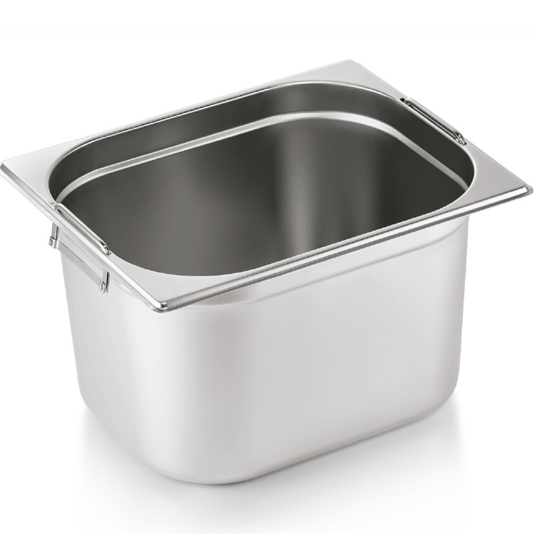 Casserole gastronorme en acier inoxydable avec poignée GN1/2, profondeur 200 mm | Adexa 8128H Casserole gastronorme en acier inoxydable avec poignée GN1/2, profondeur 200 mm | Adexa 8128H