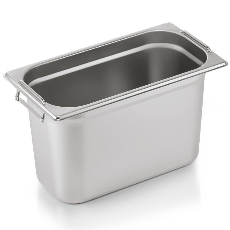Casserole gastronorme en acier inoxydable avec poignée GN1/3, profondeur 200 mm | Adexa 8138H Casserole gastronorme en acier inoxydable avec poignée GN1/3, profondeur 200 mm | Adexa 8138H