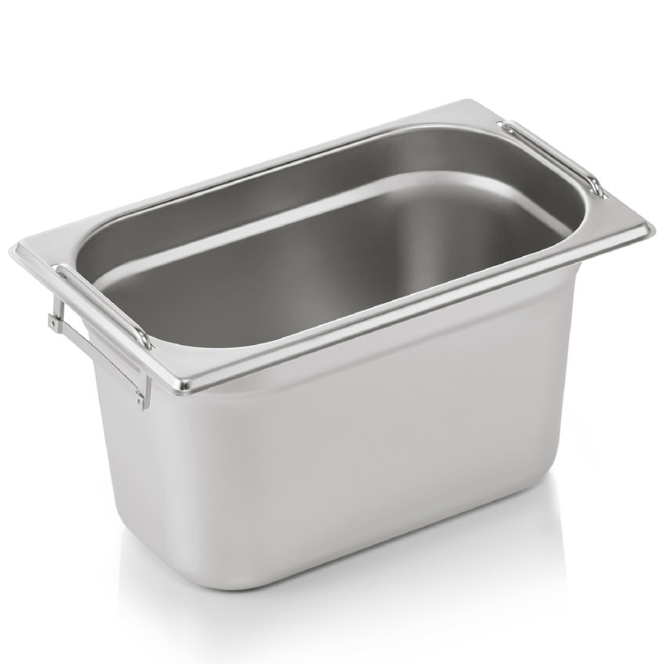 Casserole gastronorme en acier inoxydable avec poignée, profondeur 150 mm (GN 1/4) | Adexa 8146H Casserole gastronorme en acier inoxydable avec poignée, profondeur 150 mm (GN 1/4) | Adexa 8146H