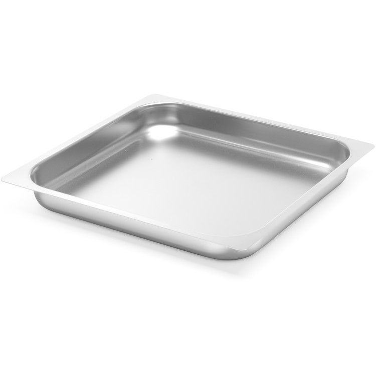 Casserole gastronorme en acier inoxydable GN2/3, profondeur 40 mm | Adexa 82340