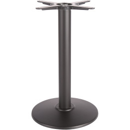 Pied de table rond en fonte noire Ø430 mm, hauteur standard | Adexa A001A