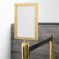 Porte-affiche doré A4 210×297 mm | Adexa A009G