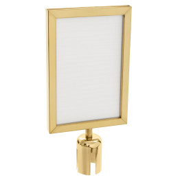 Porte-affiche doré A4 210×297 mm | Adexa A009G