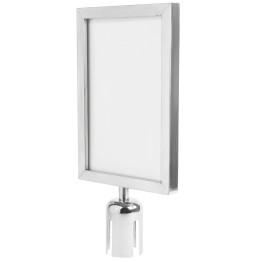 Porte-affiche argenté A4 210×297 mm | Adexa A009SS
