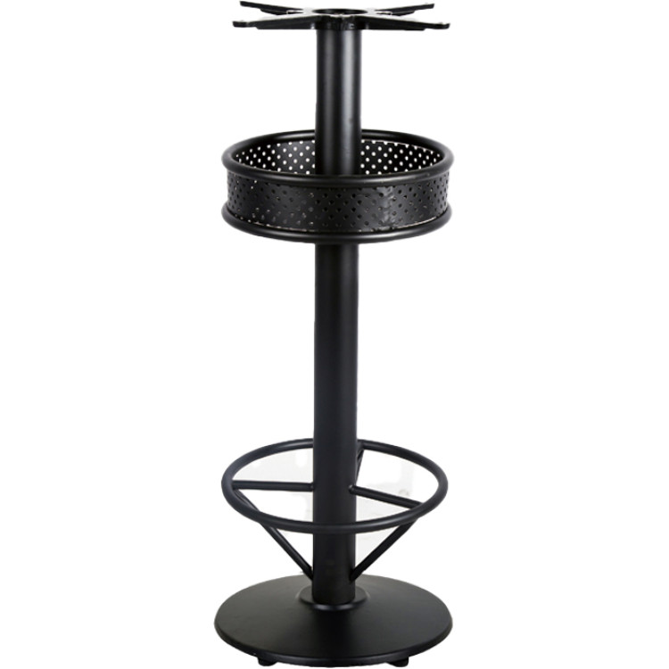 Pied de table rond en fonte noire Ø430 x 720 mm | Adexa A026A