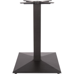 Pied de table carré en fonte noire, hauteur standard 410 mm | Adexa A038A