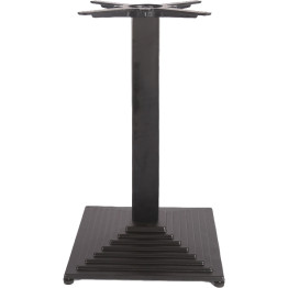 Pied de table carré en fonte noire 410 x 410 x 720 mm | Adexa A039A