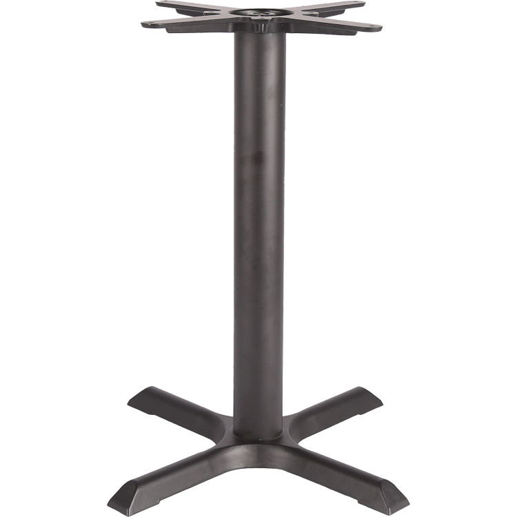 Pied de table en fonte noire, hauteur standard 560 mm | Adexa A053A