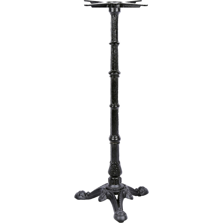 Pied de table tripode en fonte noire 470 x 1080 mm | Adexa A091