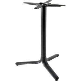 Pied de table tripode en fonte noire 600 x 720 mm | Adexa A138