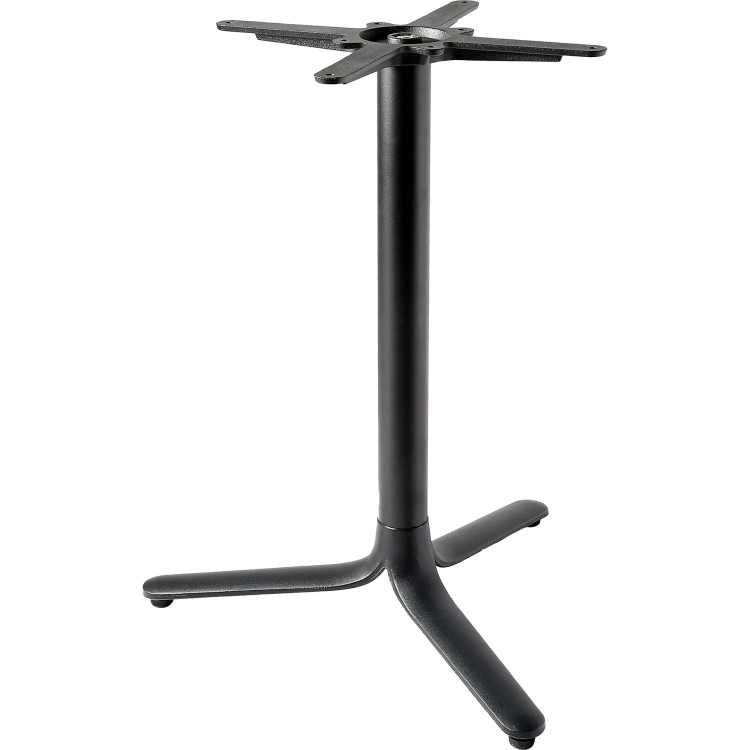 Pied de table tripode en fonte noire 600 x 720 mm | Adexa A138