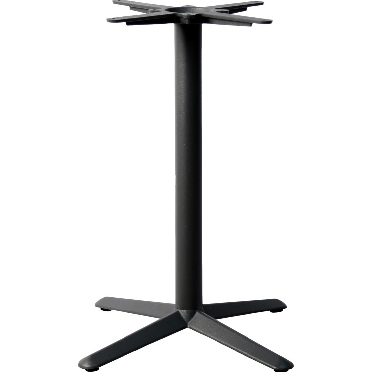 Pied de table en fonte noire, hauteur standard 600 mm | Adexa A144