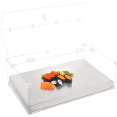 Plateaux en acrylique pour présentoirs alimentaires GN1/2 | Adexa AB3428
