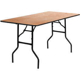 Table de banquet pliante en contreplaqué 1530 x 760 x 760 mm | Adexa AOX216