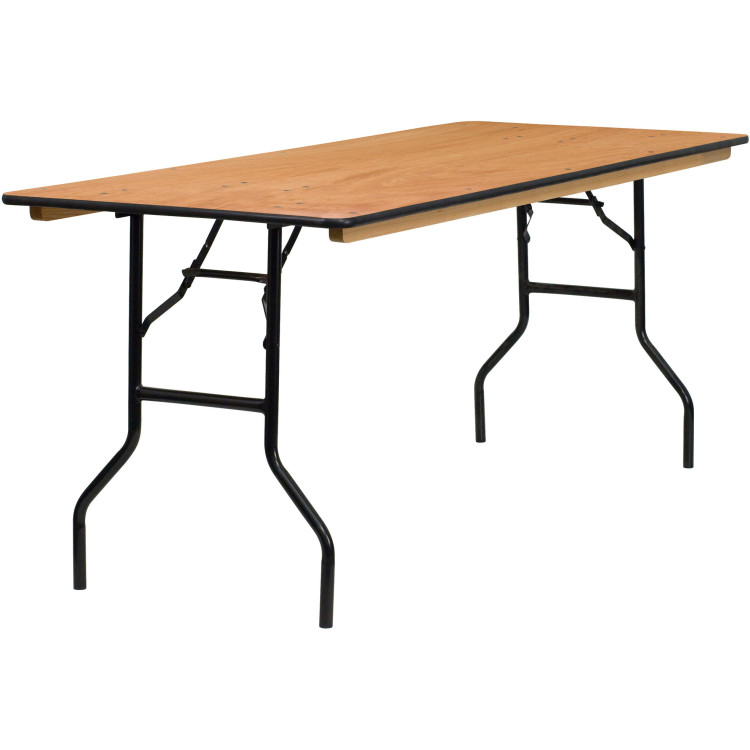 Table de banquet pliante en contreplaqué 1830 x 460 x 760 mm | Adexa AOX218
