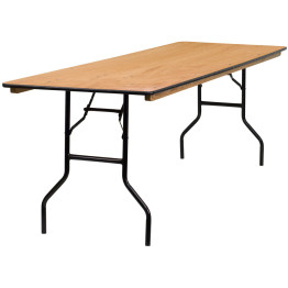 Table de banquet pliante en contreplaqué 2430 x 760 x 760 mm | Adexa AOX222