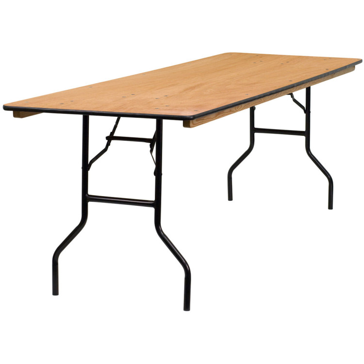 Table de banquet pliante en contreplaqué 2430 x 760 x 760 mm | Adexa AOX222