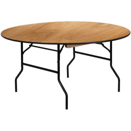 Table de banquet pliante ronde en contreplaqué 1830 x 760 mm (6 pieds) | Adexa AOX214