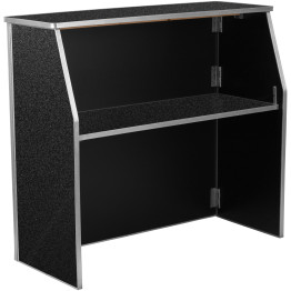 Bar pliable portable en stratifié marbre noir | Adexa AOX206 Bar pliable portable en stratifié marbre noir | Adexa AOX206