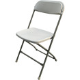 Chaise pliante en acier beige | Adexa AOX236