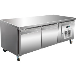 Comptoir Réfrigéré Professionnel Bas / Base Chef 2 portes 1360x700x650mm | Adexa BASE21