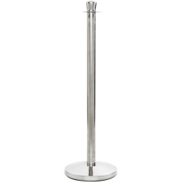 Poteau en Corde avec Boule 320x1000mm Argent | Adexa BBP02B