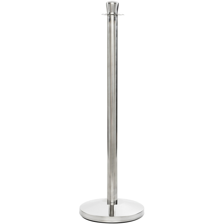 Poteau en Corde avec Boule 320x1000mm Argent | Adexa BBP02B