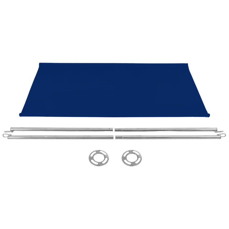 Accessoire de panneau barrière en toile bleu foncé 1430×700 mm | Adexa BBPCB01DB