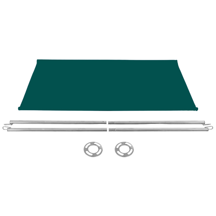Accessoire pour panneau barrière en toile verte 1430×700 mm | Adexa BBPCB01G